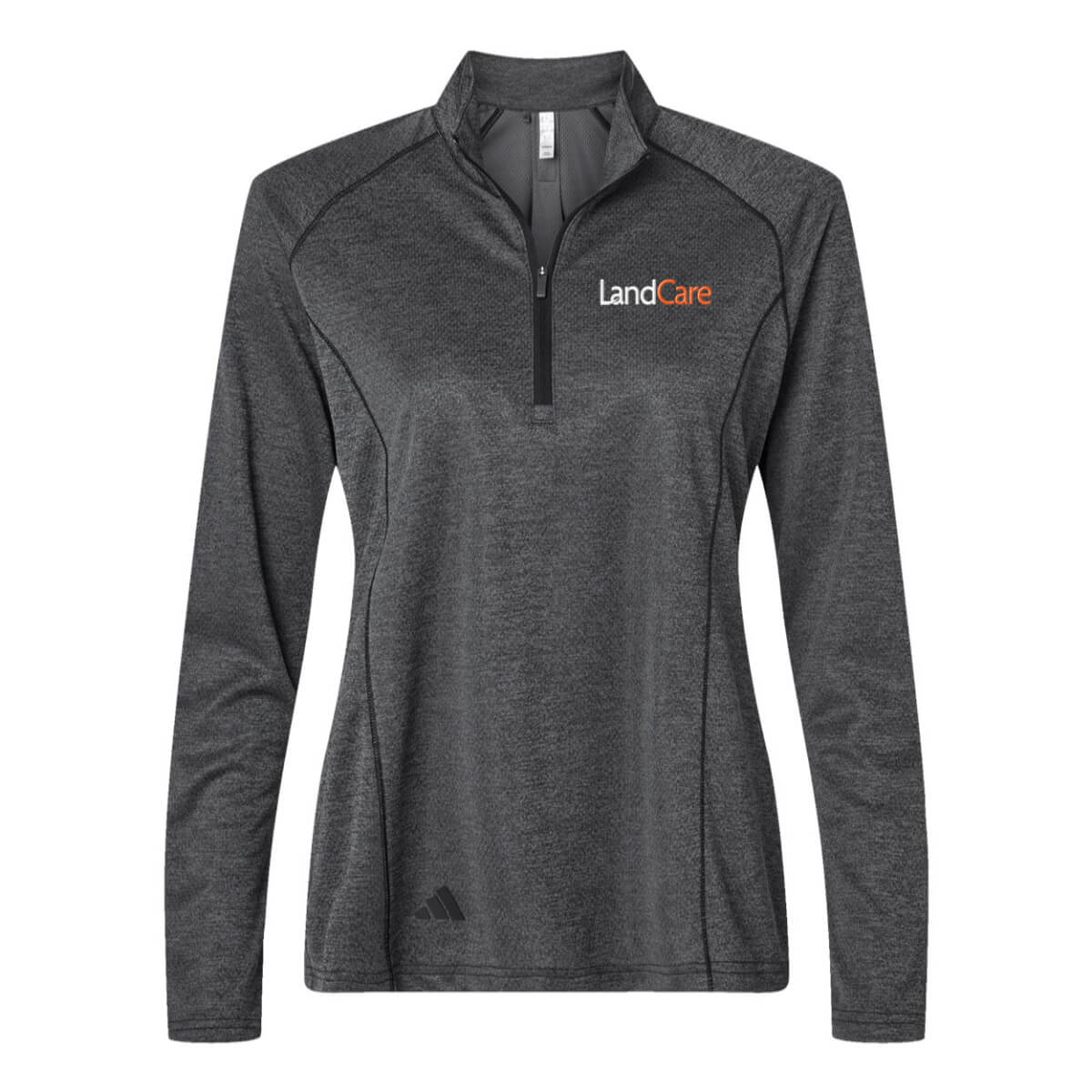 Adidas® Women's Space Dyed Quarter Zip Polo