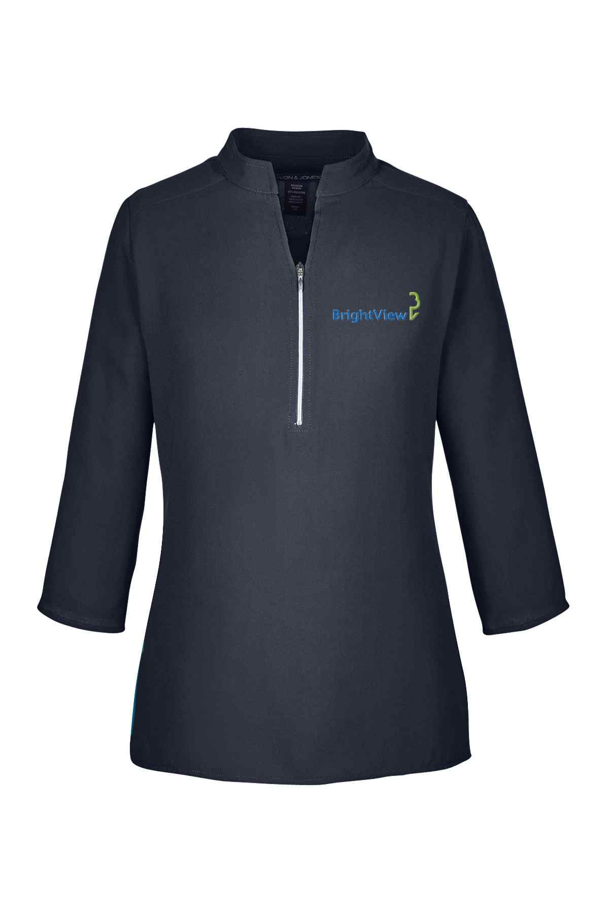Devon & Jones Ladies' Perfect Fit™ 3/4-Sleeve Crepe Tunic