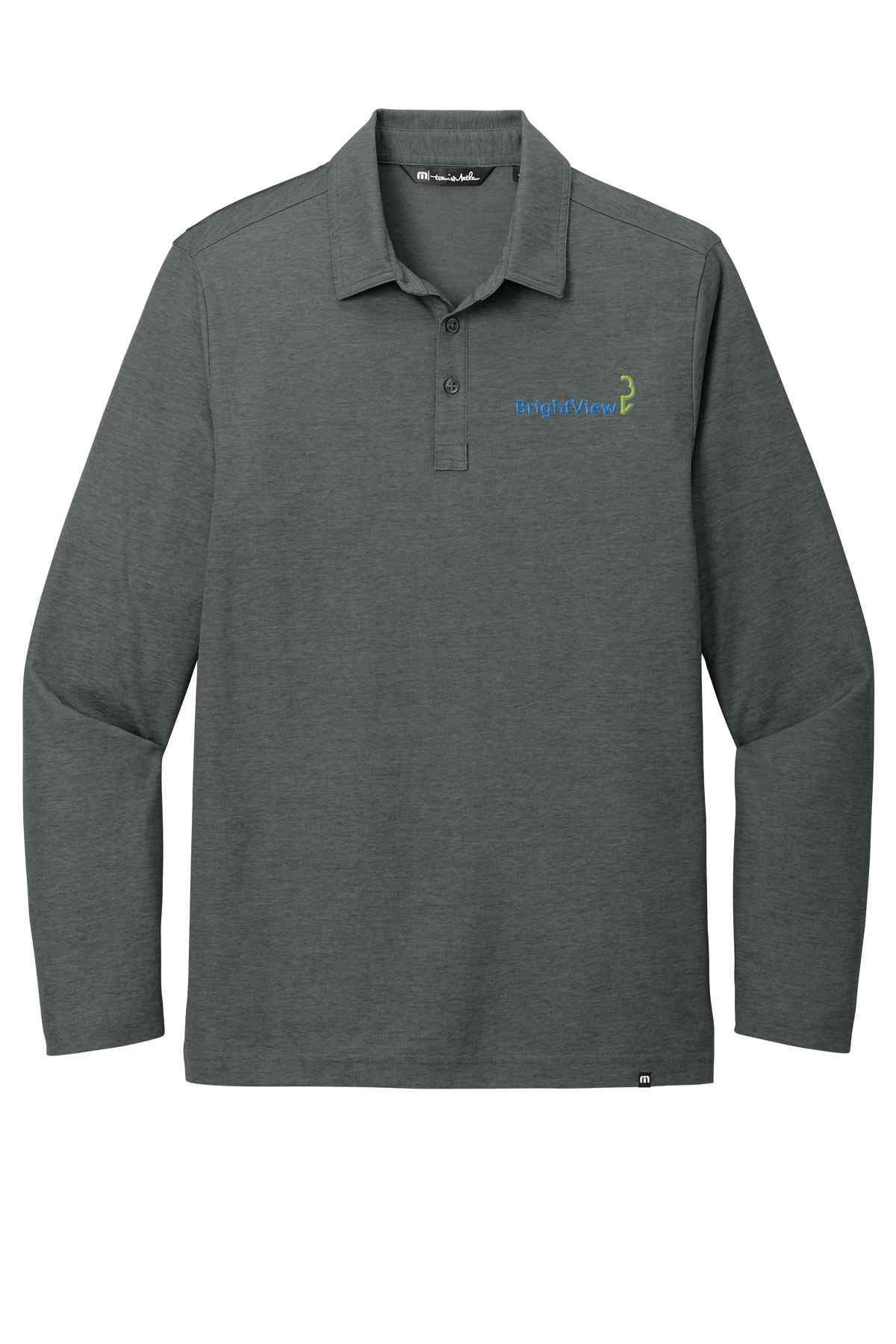 TravisMathew Oceanside Heather Long Sleeve Polo