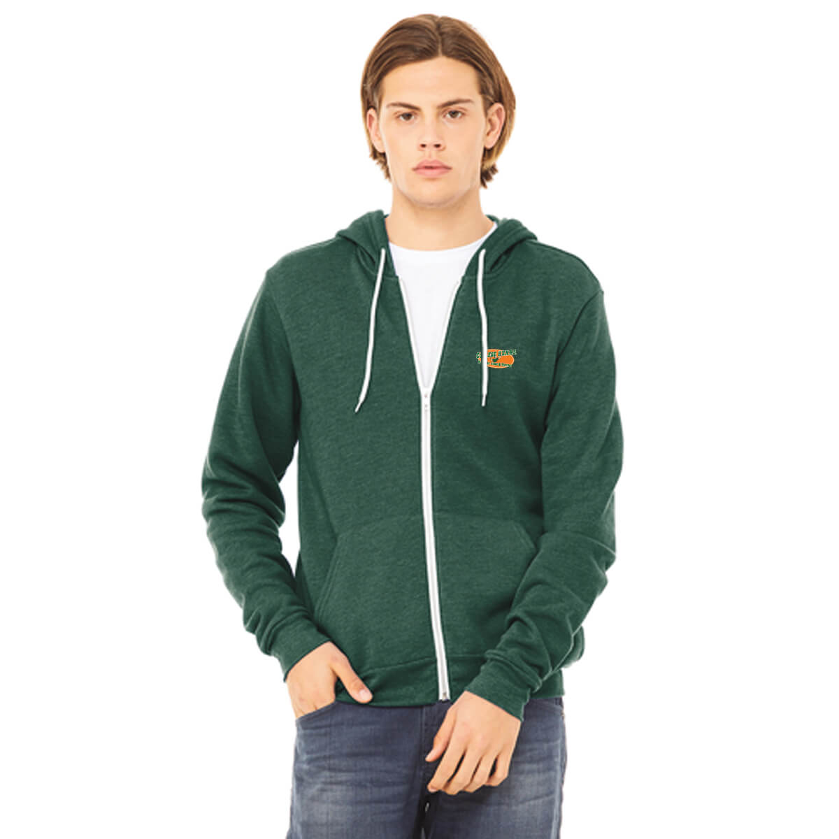 Bella Canvas Unisex Sponge Full Zip Hoodie