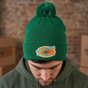 Cuffed Beanie with Pom