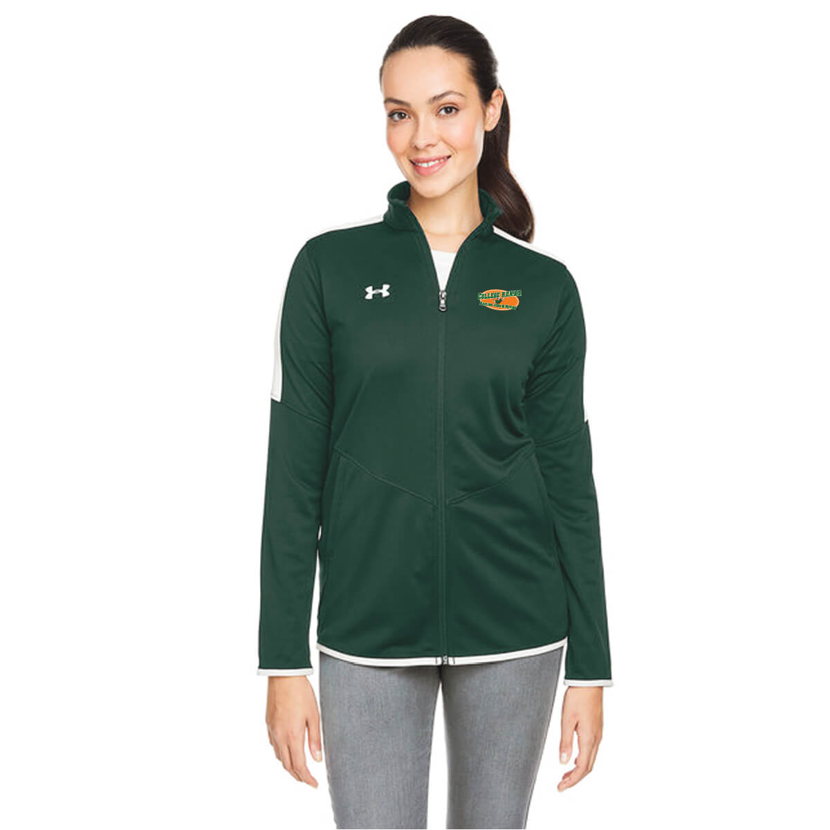 Ladies Under Armour Rival Knit Jacket