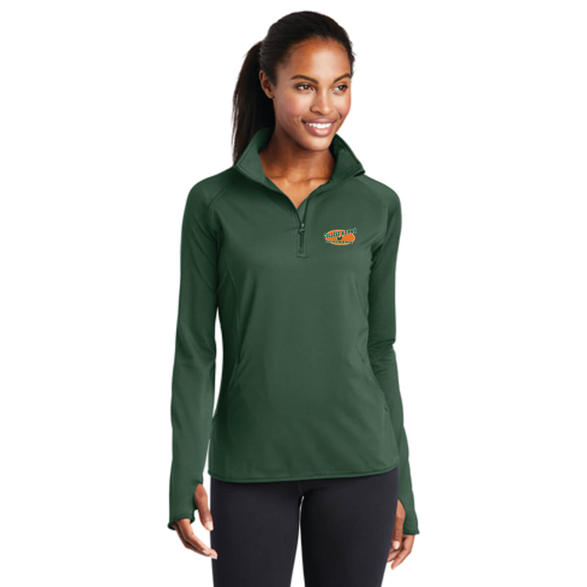 Ladies Sport-Tek Stretch Pullover
