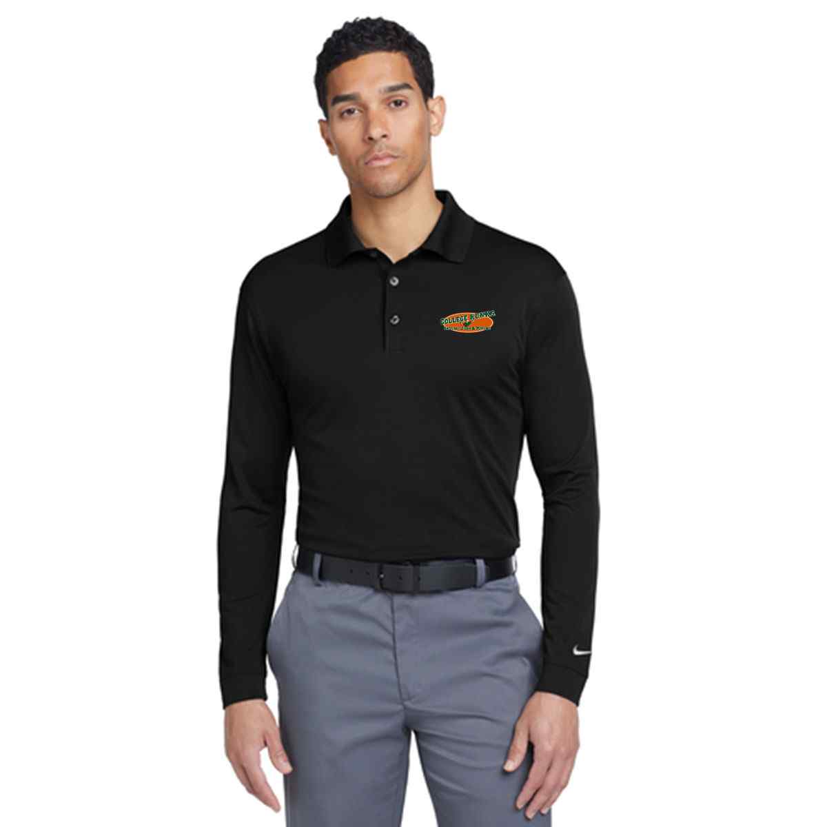 Nike Long Sleeve Dri-FIT Stretch Tech Polo