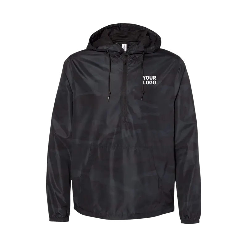 Unisex Quart-Zip Windbreaker Jacket