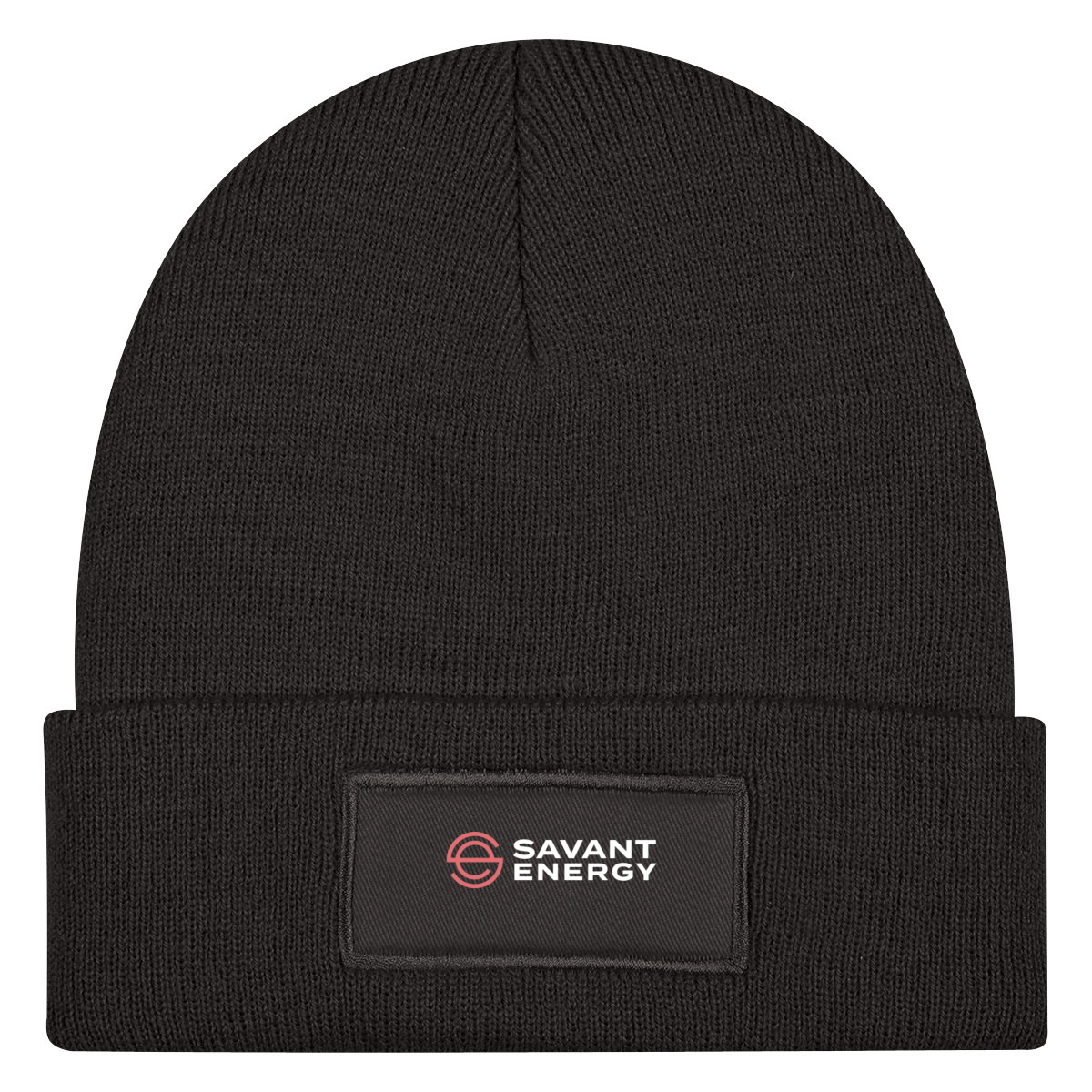 Patch rPET Knit Beanie With Cuff