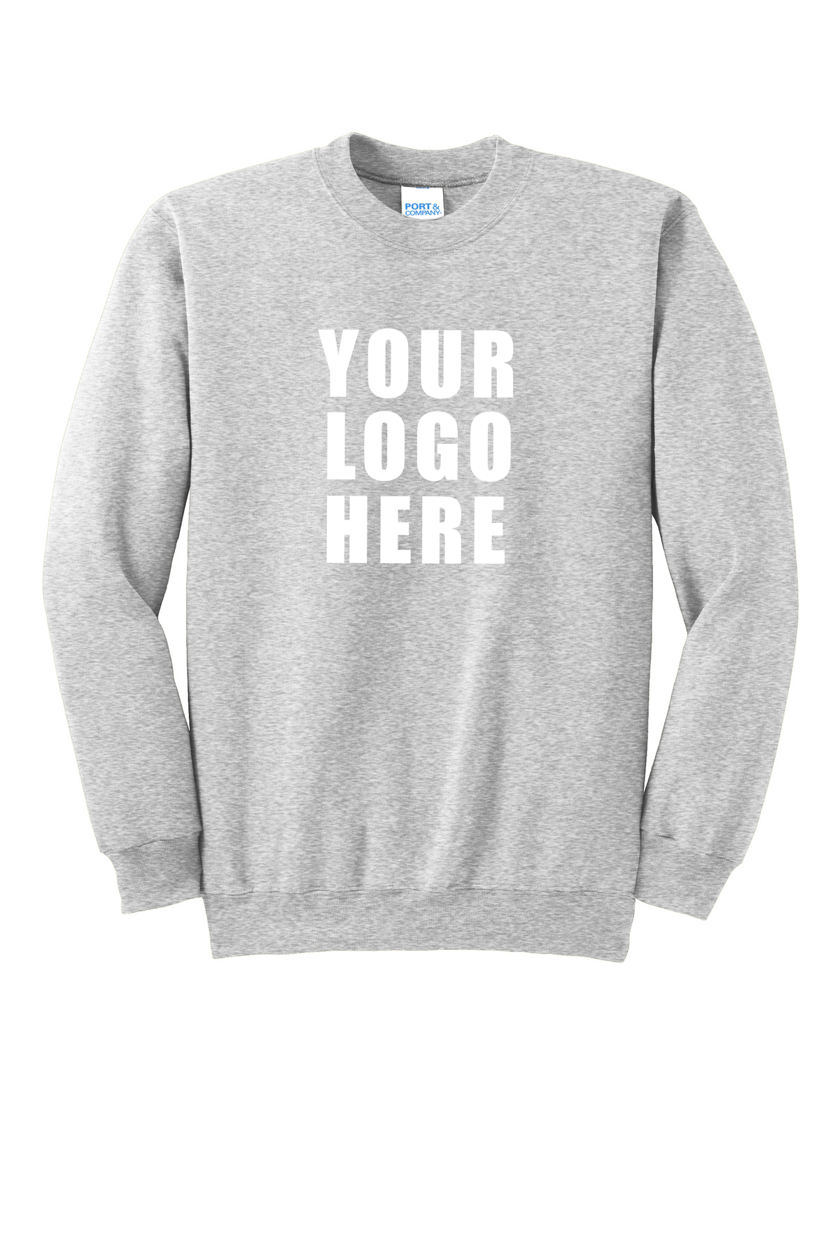 Port & Co Essential Fleece Crewneck Sweatshirt. PC90