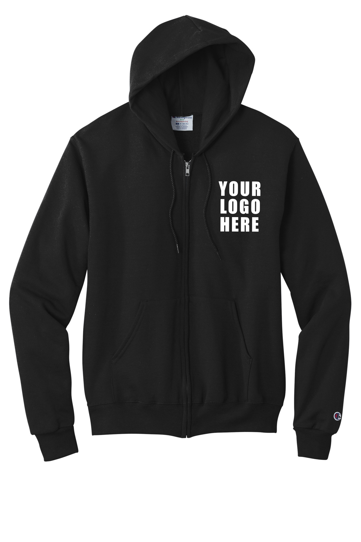 Champion Powerblend Full-Zip Hoodie. S800