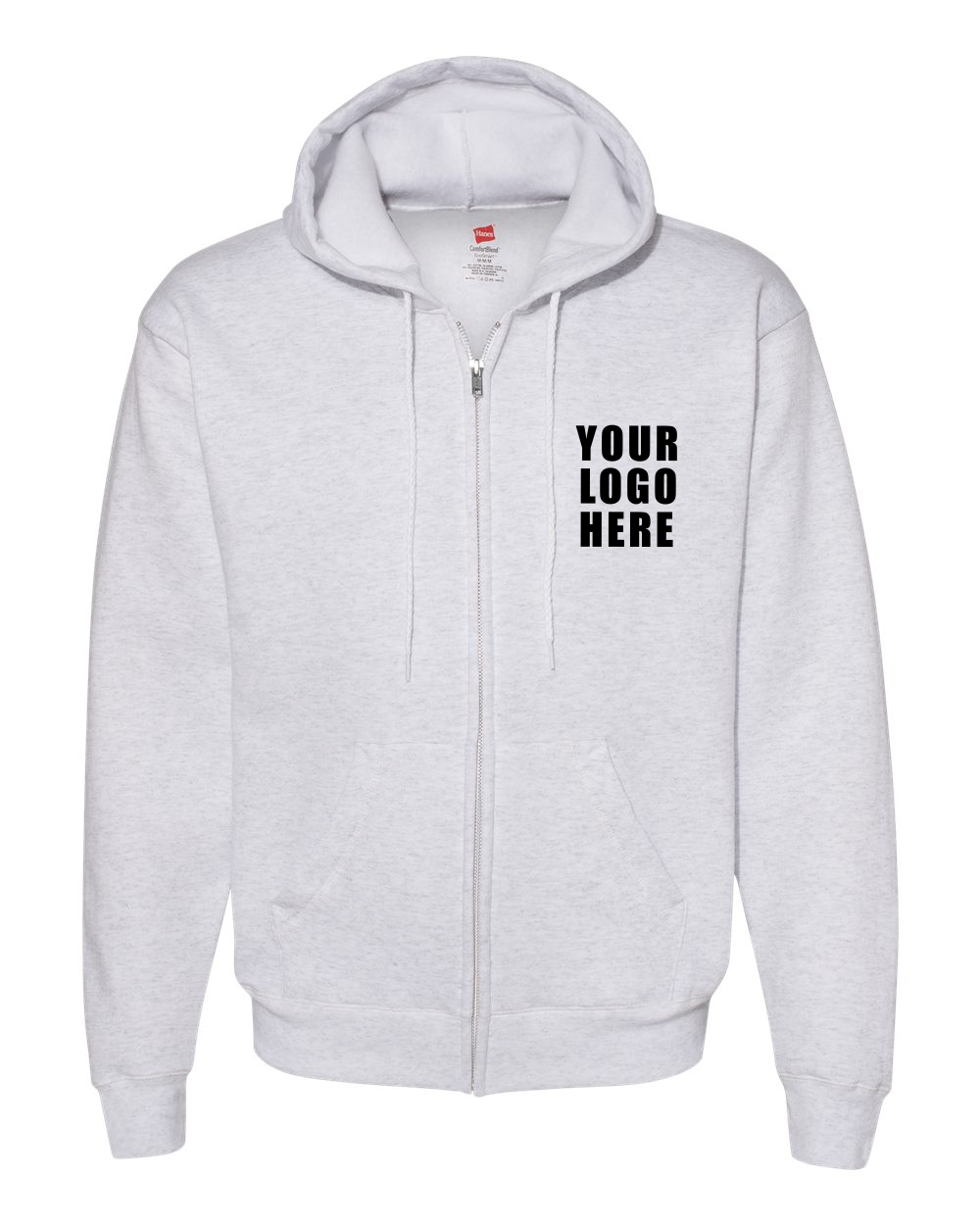 Unisex EcoSmart® Full-Zip Hooded Sweatshirt - P180