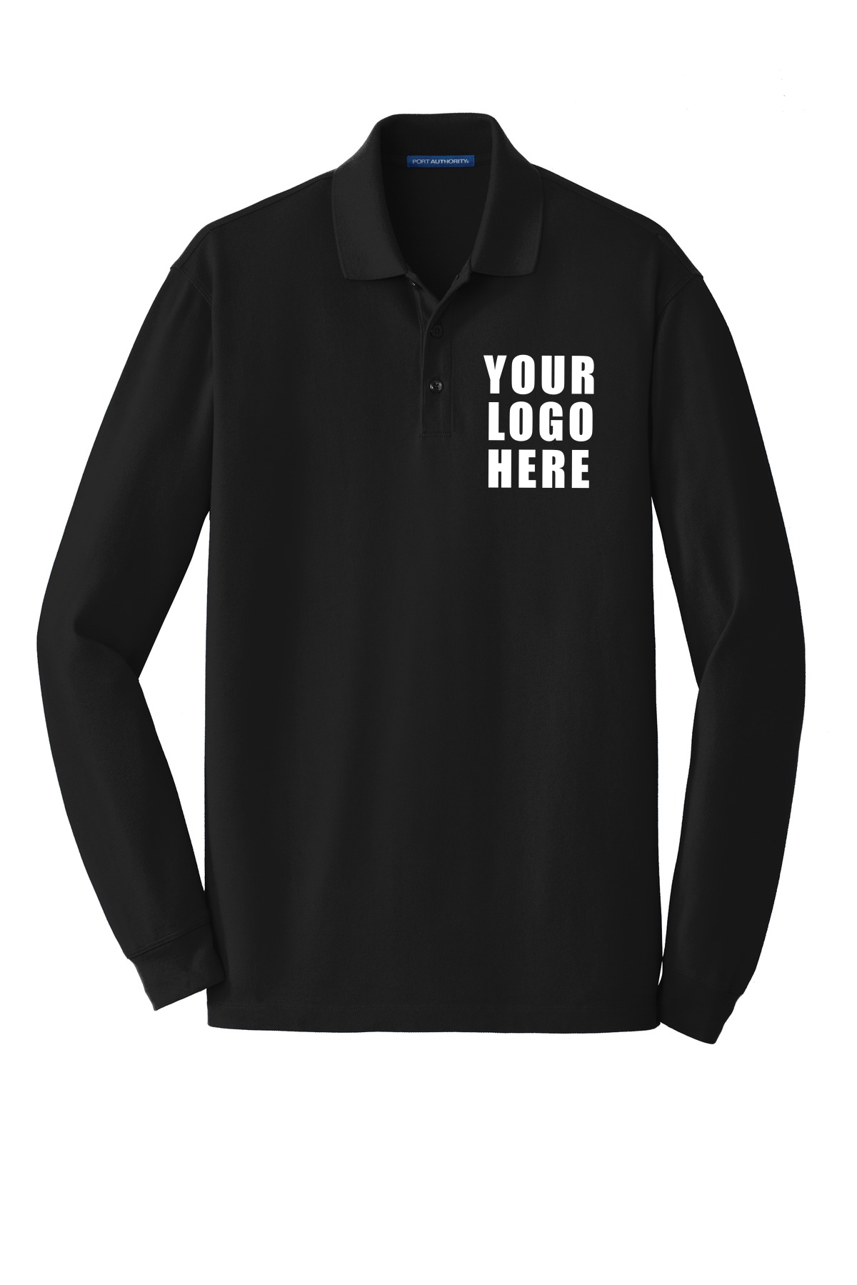 Port Authority EZCotton Long Sleeve Polo. K8000LS