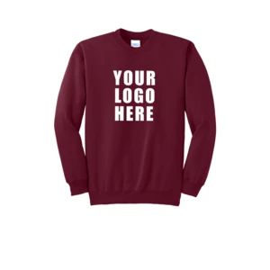 Port & Co Essential Fleece Crewneck Sweatshirt. PC90 view 9
