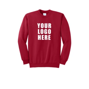 Port & Co Essential Fleece Crewneck Sweatshirt. PC90 view 51