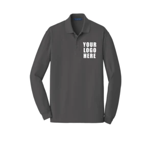 Port Authority EZCotton Long Sleeve Polo. K8000LS view 13