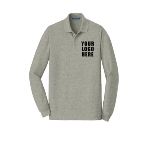 Port Authority EZCotton Long Sleeve Polo. K8000LS view 9