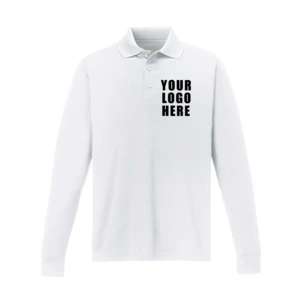 Men's Pinnacle Performance Long Sleeve Piqué Polo - 88192 view 5