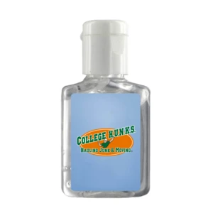 0.5 oz. Clear Sanitizer in Clear Bottle