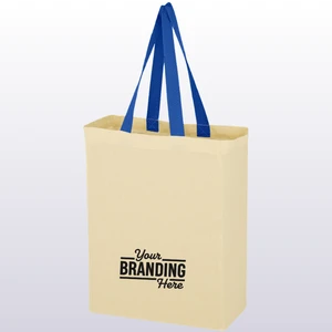 Natural 5 oz Cotton Canvas Tote Bag