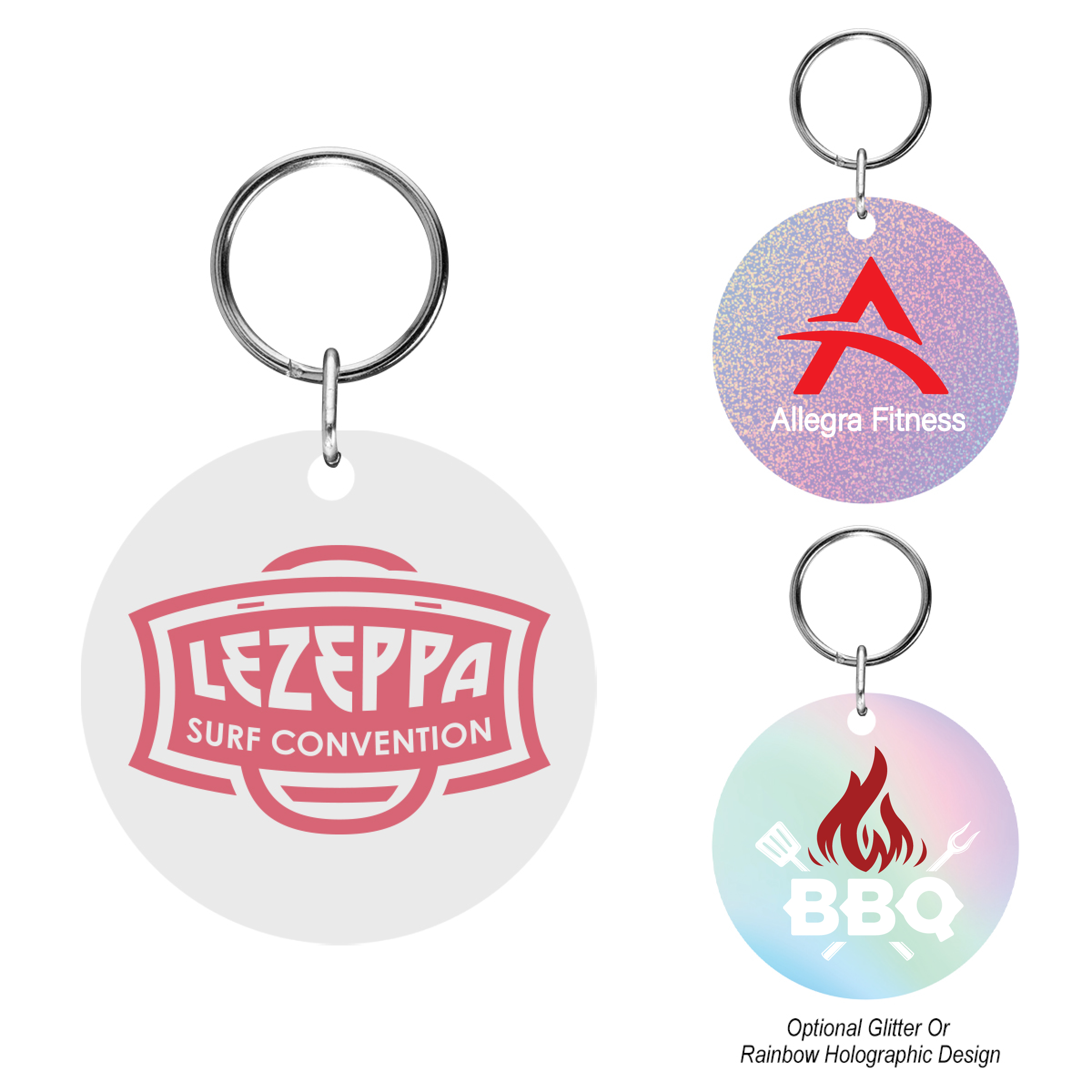 Acrylic Circle Key Tag
