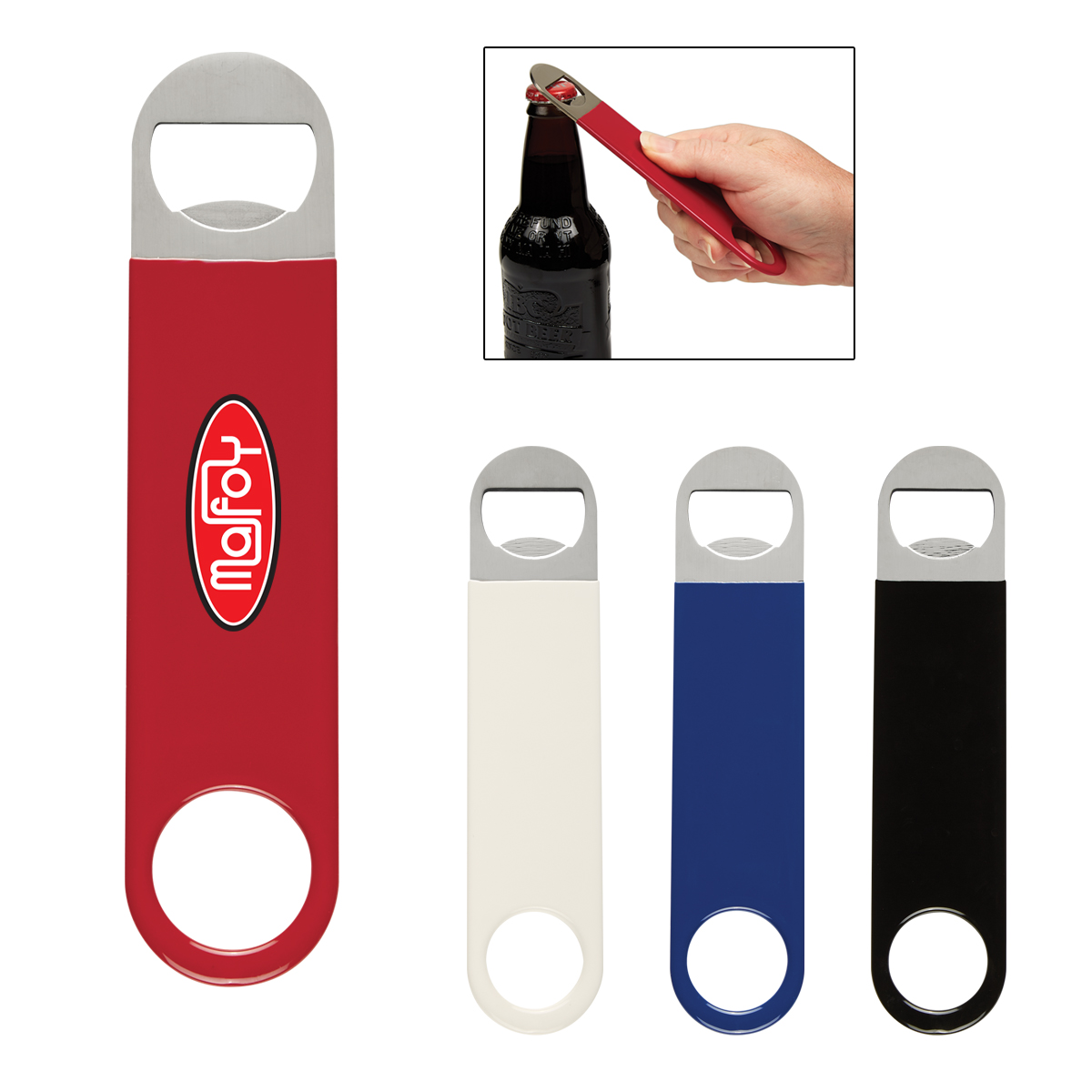 Large Vinyl Coated Bottle Opener