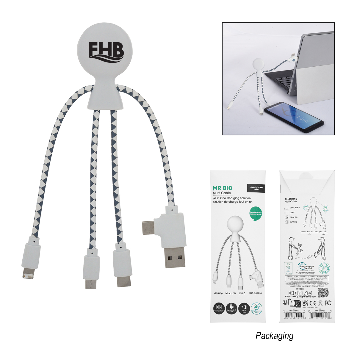 Xoopar Mr. Bio All in One Charging Cable