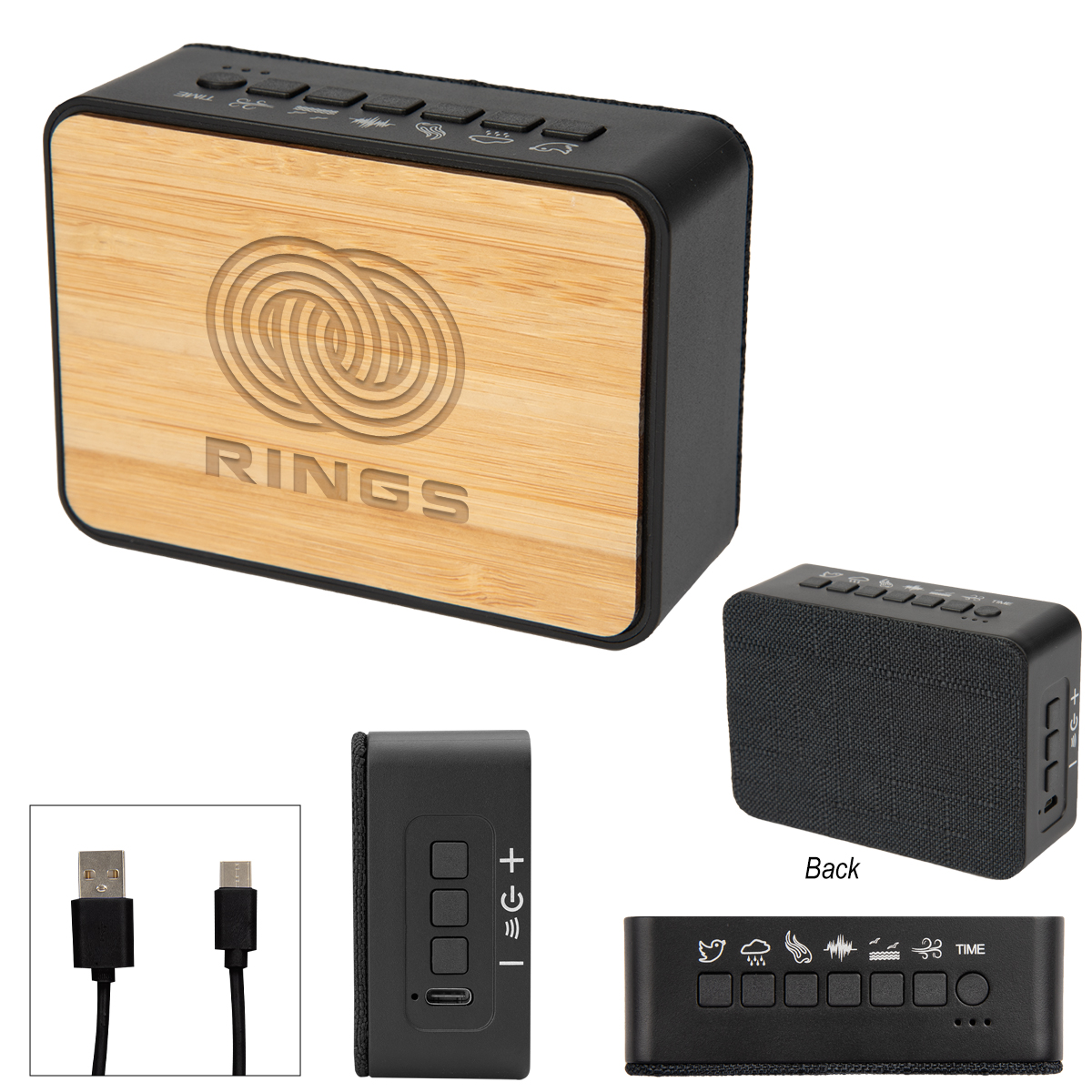 Sound Asleep Bamboo White Noise Speaker