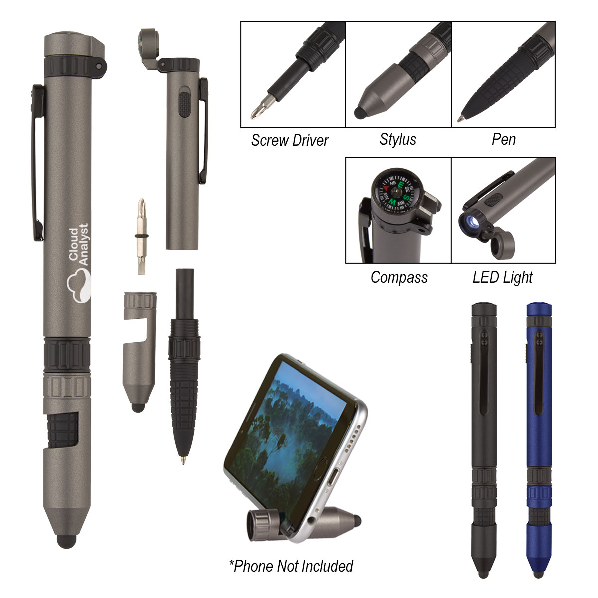 6-in-1 Quest Multi-Function Tool Pen