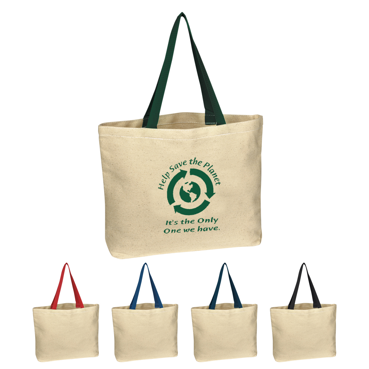 Natural 10 oz Cotton Canvas Tote Bag