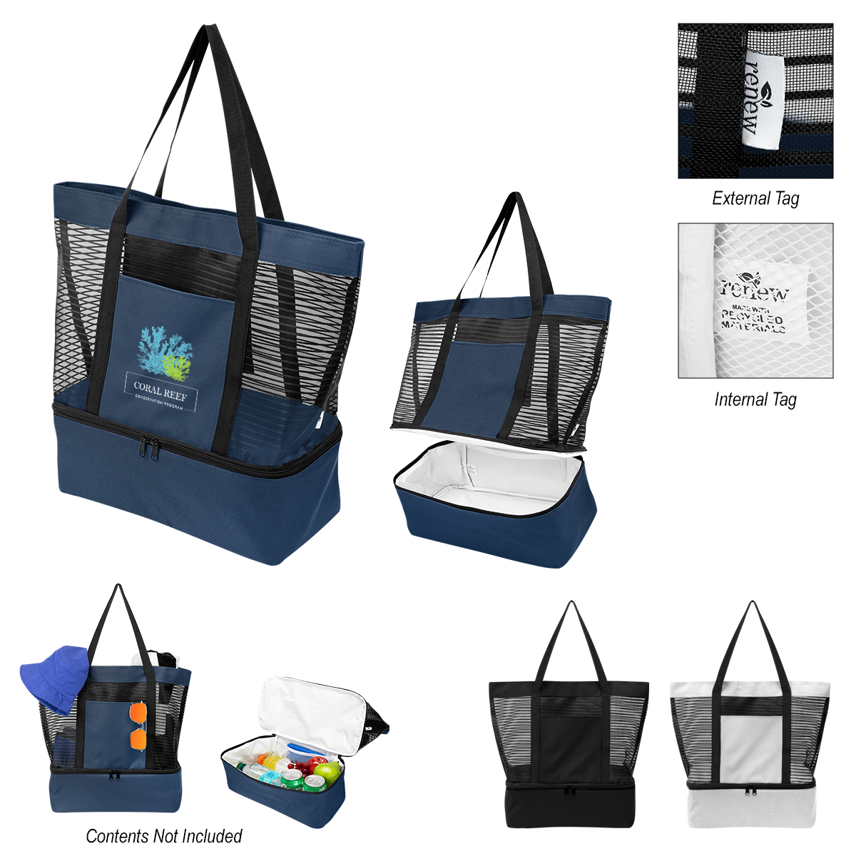 Marley rPET Tote Bag with Cooler Compartment