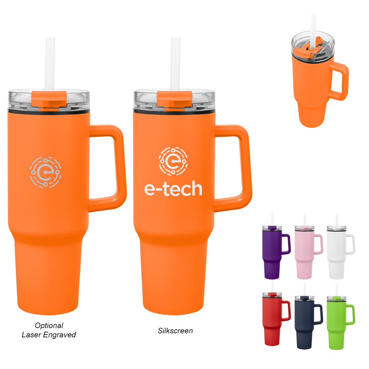 40 oz Quest Recycled Stainless Steel Tumbler