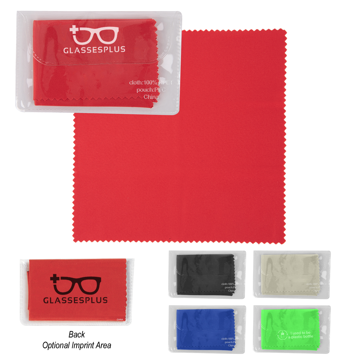 Cleaning Cloth with 100% rPET in Case