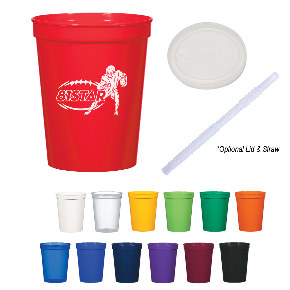 16 oz Big Game Stadium Cup