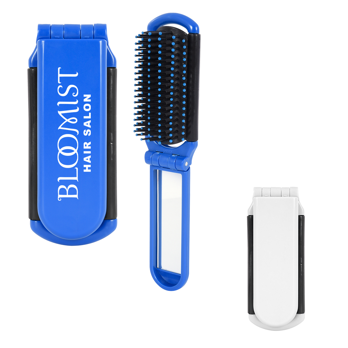 Kwik Fix Folding Brush with Mirror