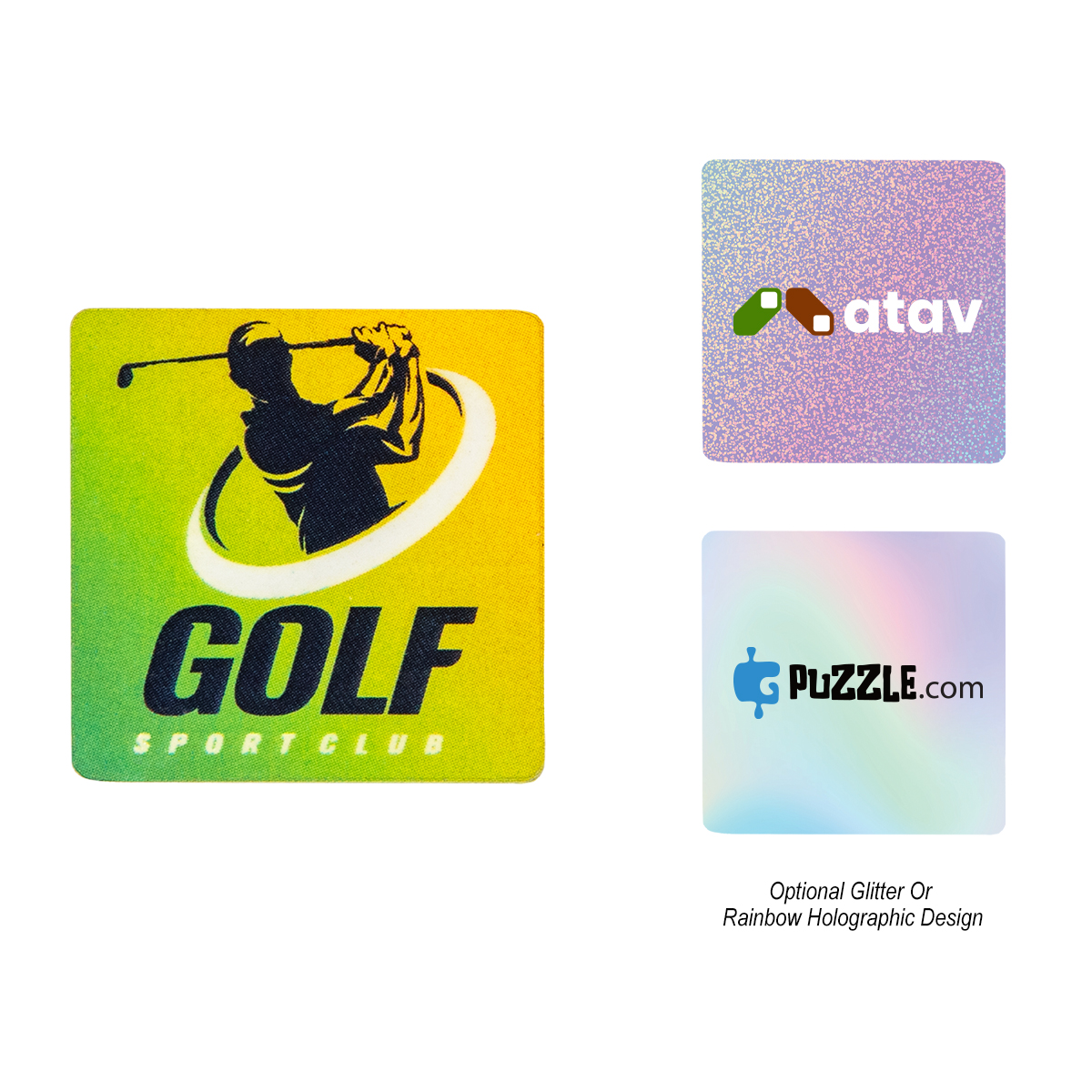 Acrylic Golf Ball Marker Square