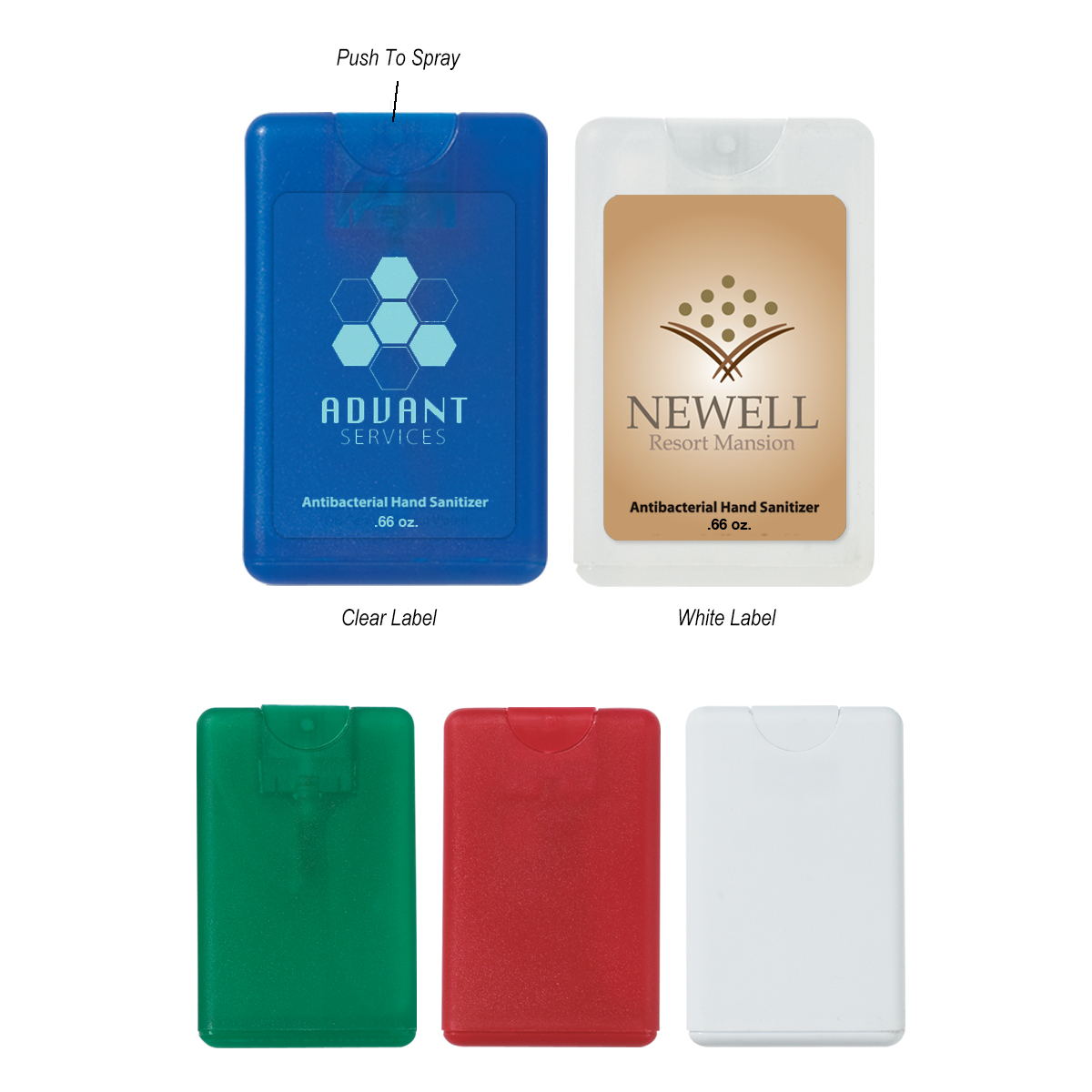 0.66 oz Card Shape Hand Sanitizer