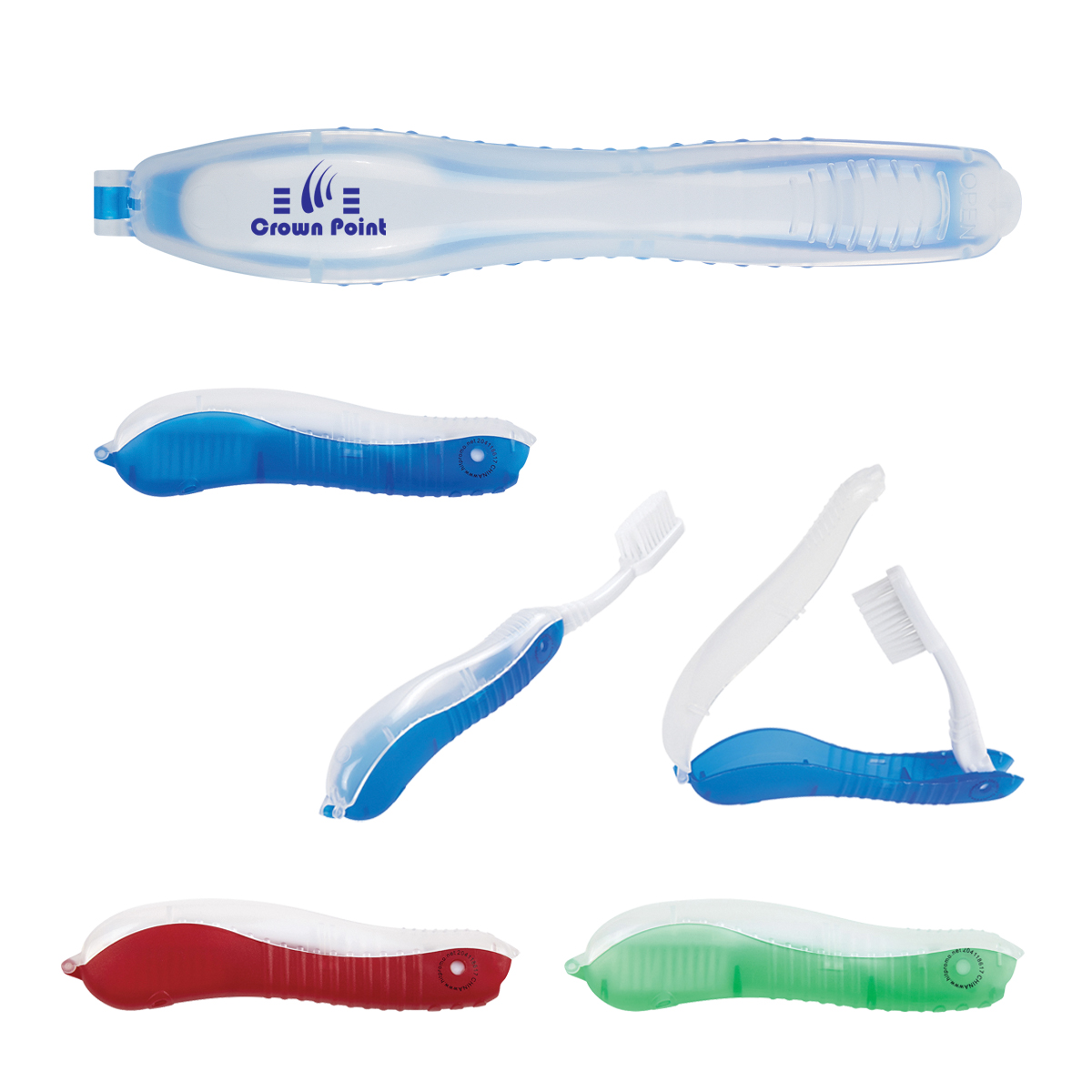 Travel Toothbrush in Folding Case