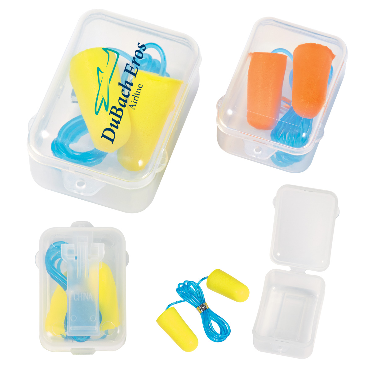 Foam Ear Plug Set in Case