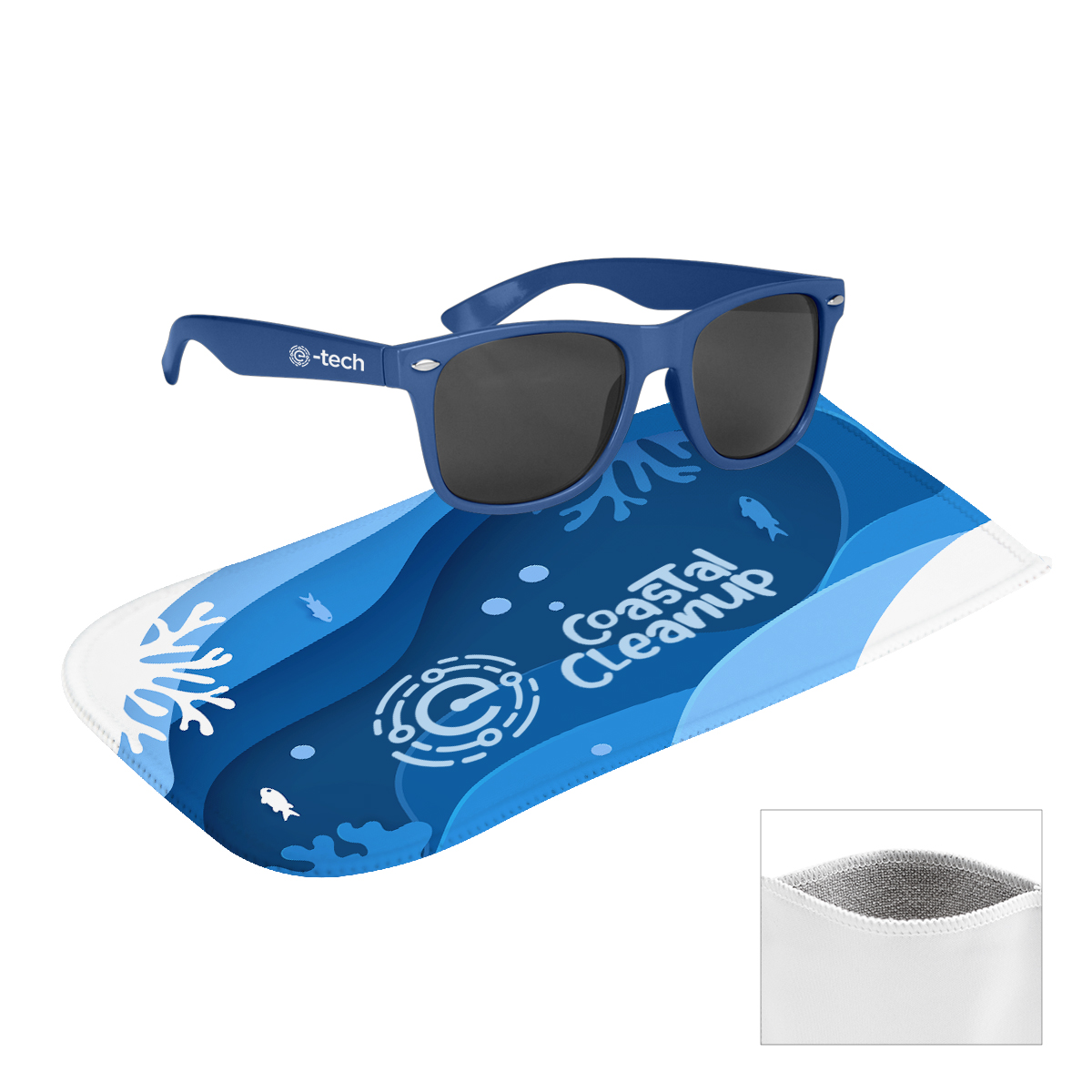 Malibu Sunglasses with RPET Pouch