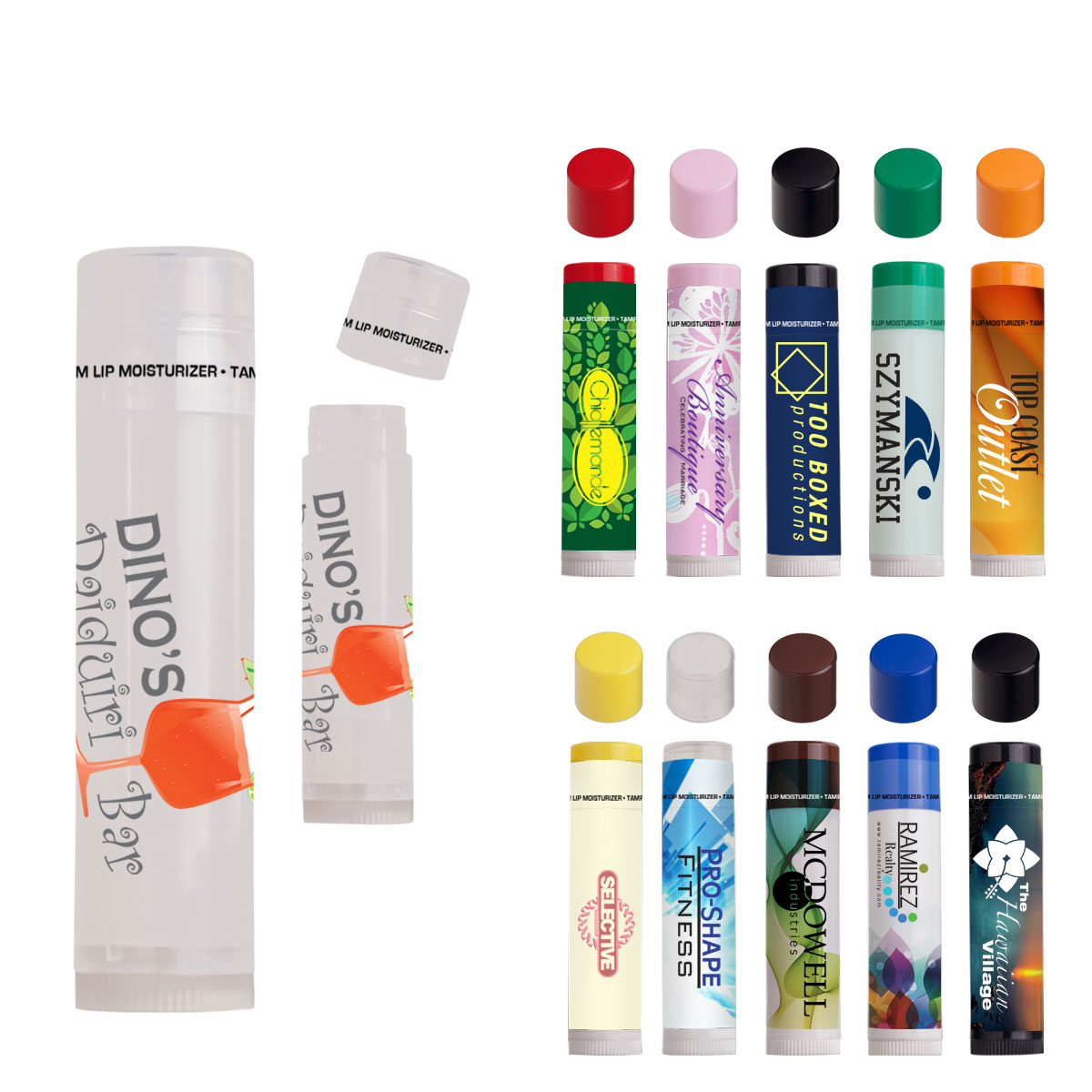 Lip Moisturizer Colors All Natural USA Made