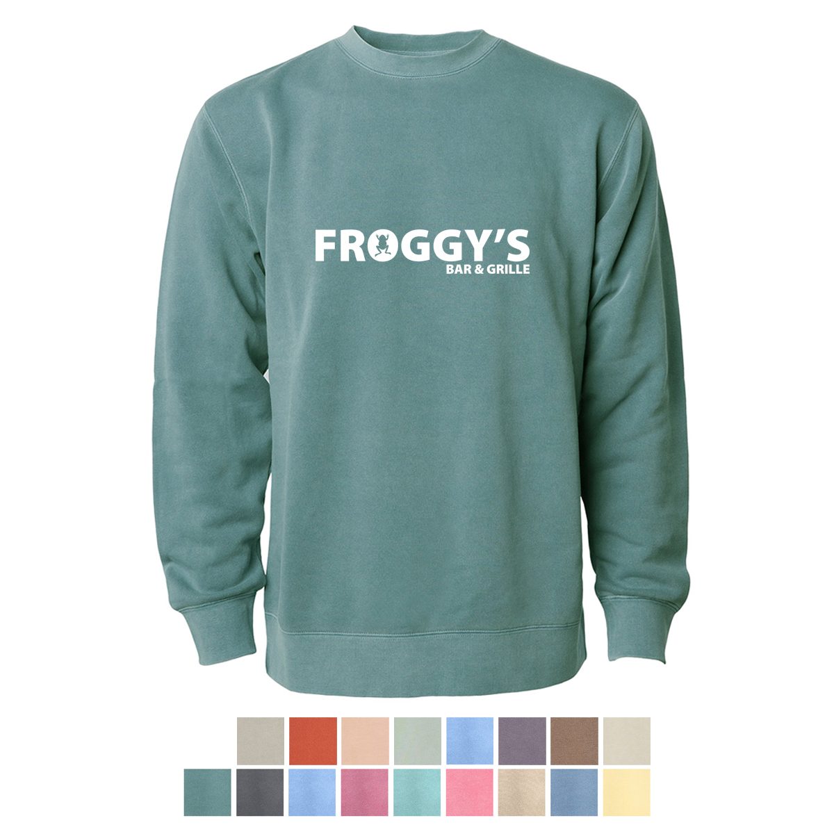 Unisex Midweight Pigment Dyed Crew Neck