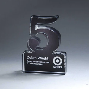 Freestanding 5 Year Anniversary Award