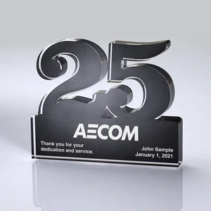 Freestanding 25-Year Anniversary Award