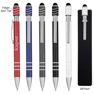 Spin Top Pen with Stylus