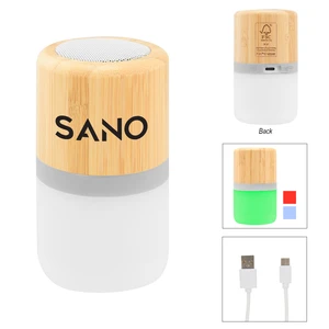 Bamboo Wireless Light-Up Speaker