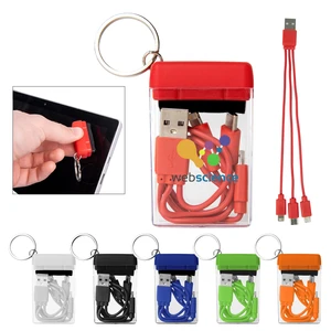 4-in-1 Charging Cable & Screen Cleaner Set