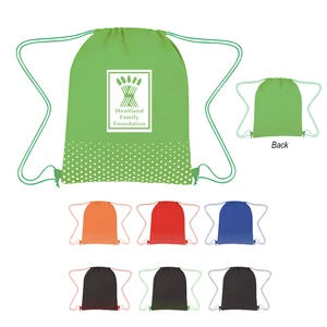 Connect-the-Dots Non-Woven Drawstring Bag