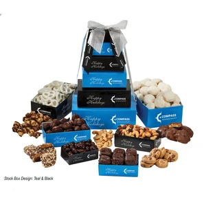 Six Tier Custom Logo Treat Tower