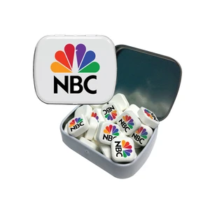 Small Tin with Custom Printed Mints