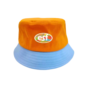 Youth Multi-Color Sun Hat Smile Face Bucket Hat Full Color