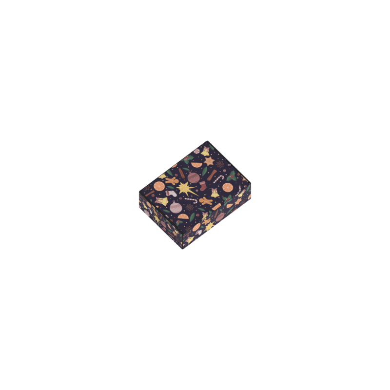 12.5" X 9" X 4" 4CP Full Bleed E-Flute Tuck Box