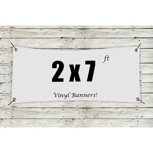 Custom 2' x 7' Vinyl Banners